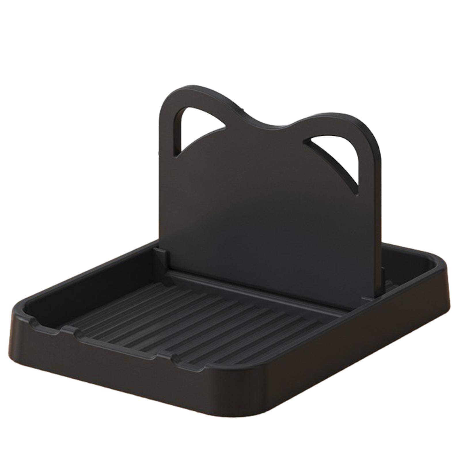 Pot Lid Spoon Spatula Storage Rack Easy Cleaning Tableware Storage Shelf for Home Kitchen