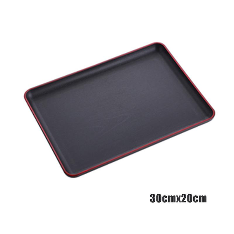Serving Tray Rectangular Plastic Tray Food Serving Trays Anti-slip Scratch-resistant
