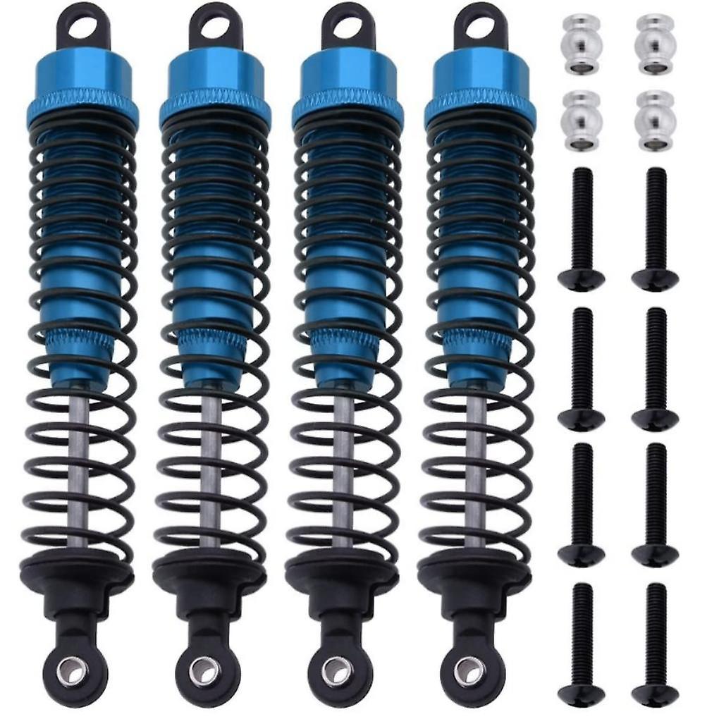 RCGOFOLLOW 4x Aluminum Alloy Smooth Front Rear Shock Absorber For 1/10 Rc Front Rear Shock Absorber for Volcano EPX