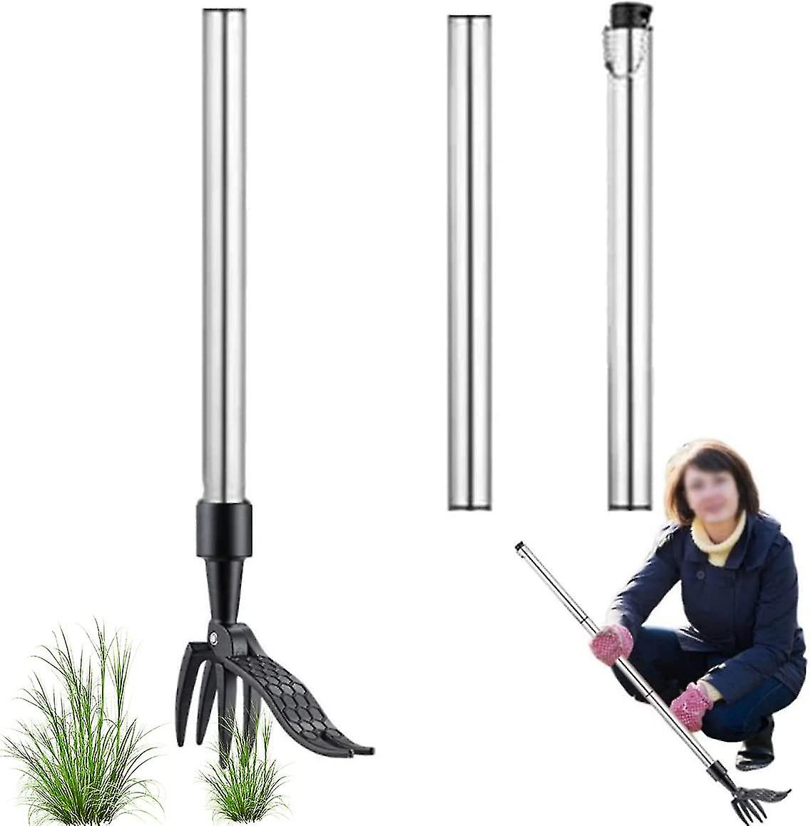 Weed Puller Tool,gardening Standing Weed Puller Tool With Long Handle,easily Remove Weeds Without Bending