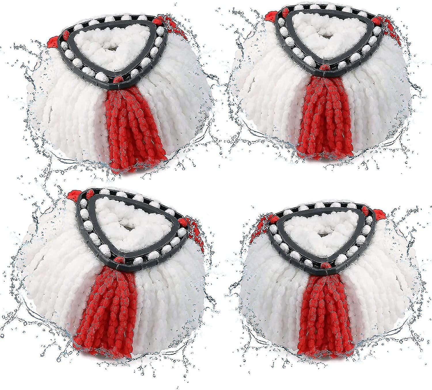 Pack Mop Head 2in1 Mopping Mop For Vileda Turbo Refill