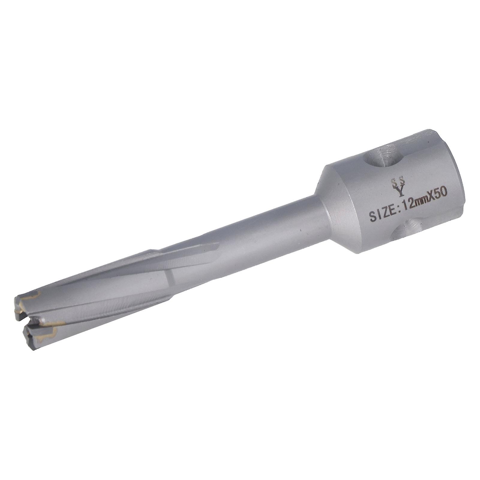 Annular Core Drill Bit 50mm Depth Efficient Precise Cutting 40CR Carbide Hollow Core Drill Bit 12mm/0.47in 