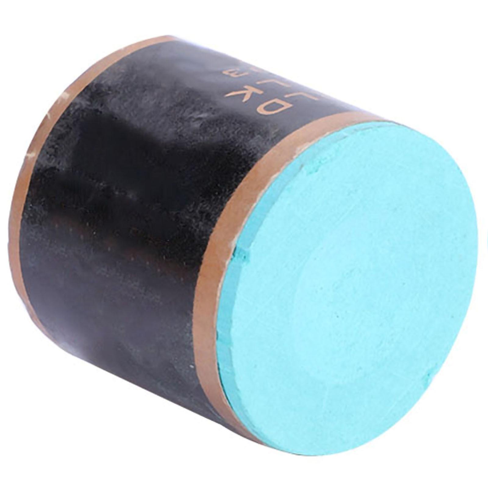 Snooker Chalk 2pcs No Slip Cue Tip Chalk Billiard Pool Cue Dry Chalk Accessory for Snooker Pool (Green) Pool Chalk