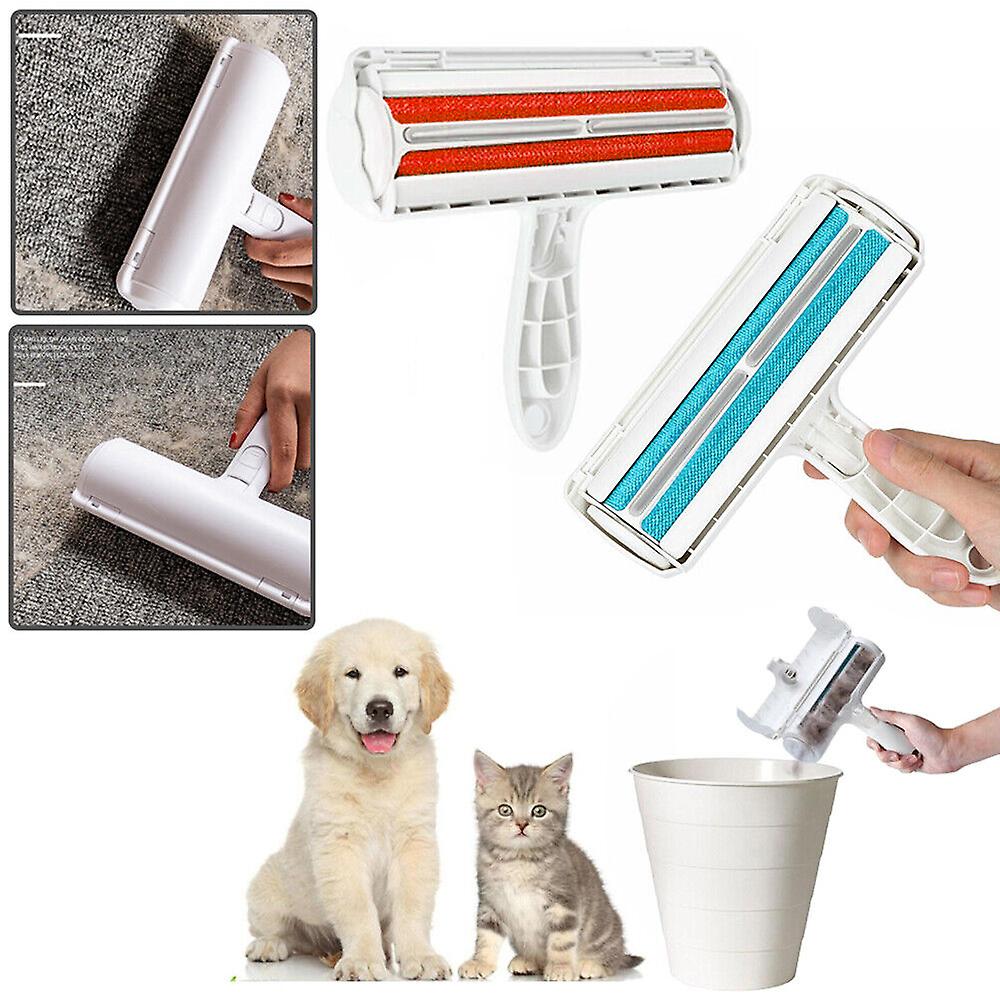 Pet Hair Remover Sofa Clothes Lint Cleaning Brush Reusable Dog Cat Puppy Fur Roller