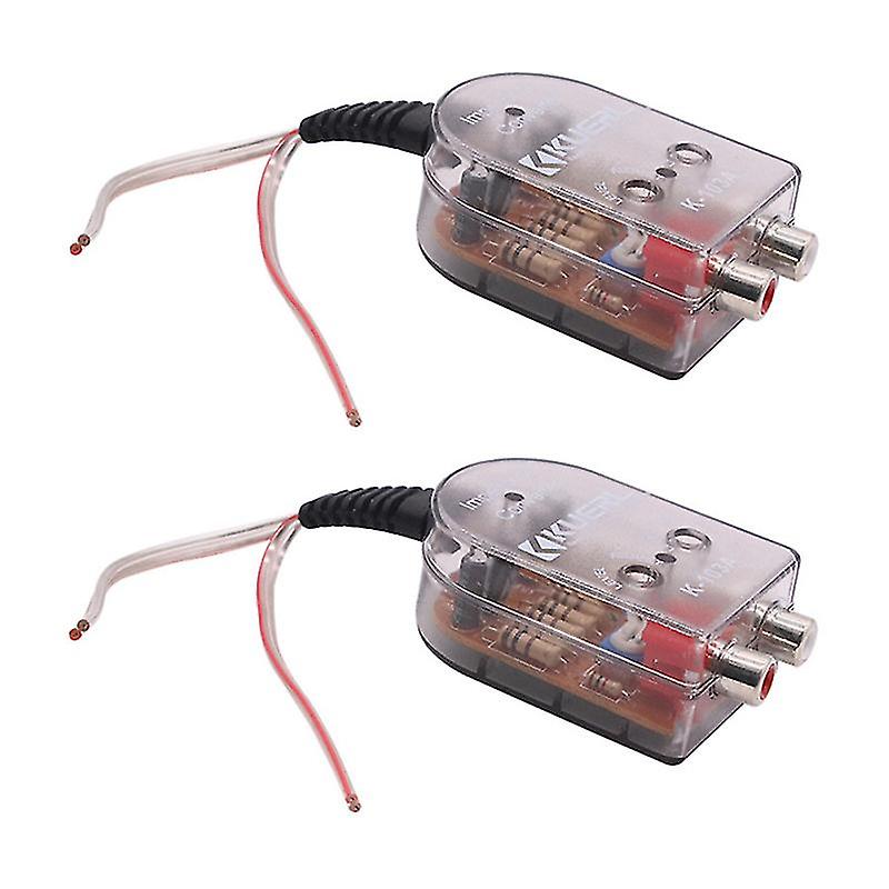 2pcs Car Audio Converter