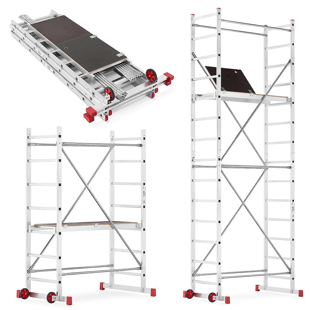 Rolling scaffolding - 5m working height - foldable - stable