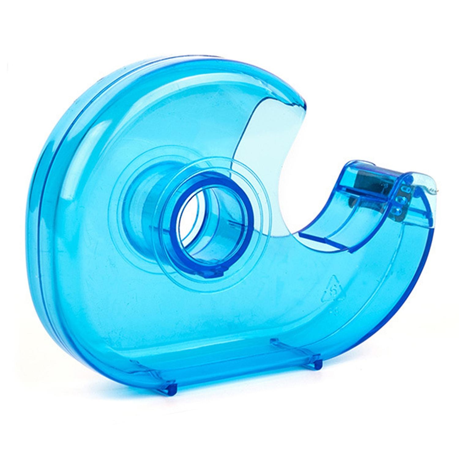 Transparent Desktop Tape Cutter Tape Hand Use Practical Plastic Adhesive Tape Dispenser Portable Lig
