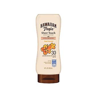 Hawaiian Tropic Sheer Touch Lotion Sunscreen Spf 30, 8 Oz