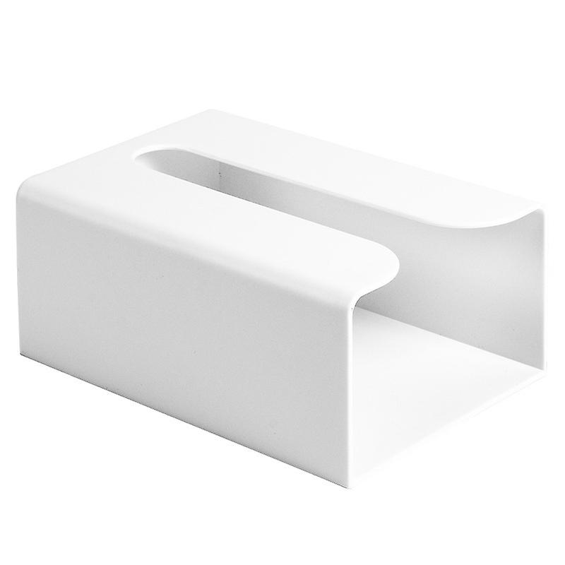 White wall mounted toilet paper holder