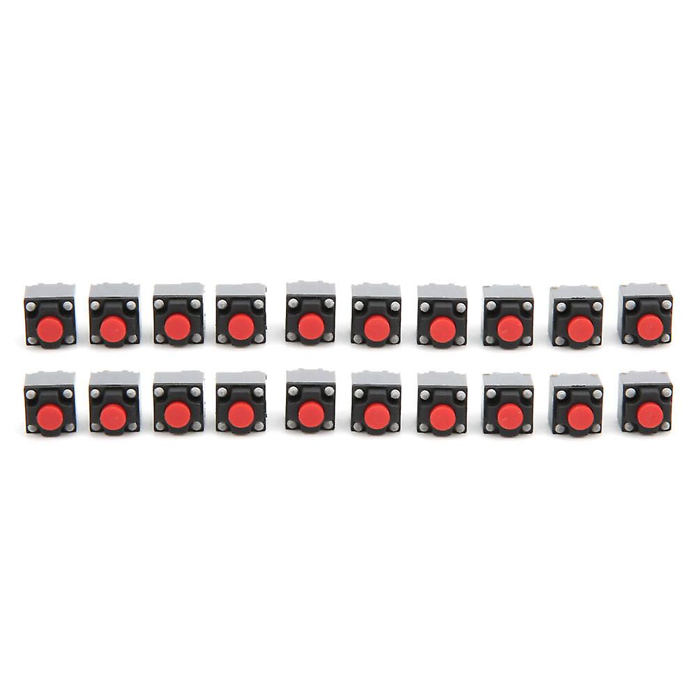 Rankomu Micro Switch Tactile Push Button Switch Waterproof Micro Tact Switch 20pcs 6x6x7.3mm