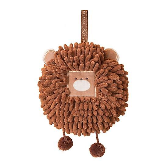 Hand Towel Ball with Absorption Lanyard Ultra Strong Soft Quick-Drying Water Thickened Cartoon Puppy