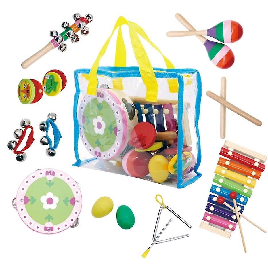 Music Set with 14 Instruments + Bag Ecotoys