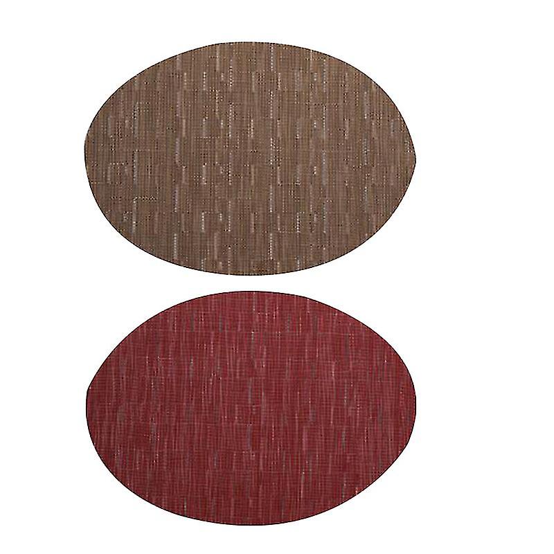 2pcs Oval Placemats