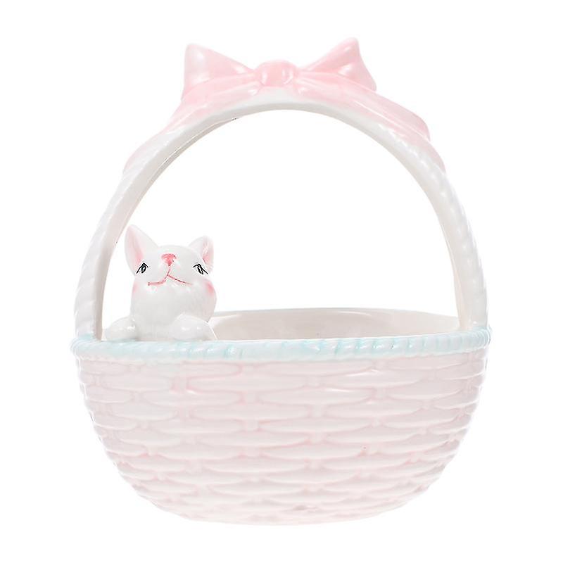 1pcs Household Ceramic Basket