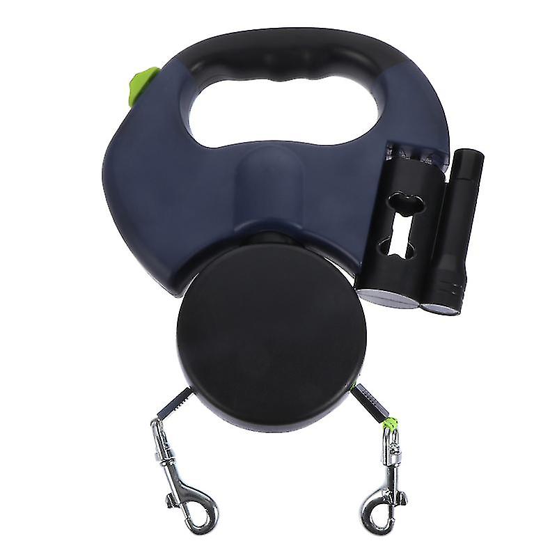 1pcs Dual Retractable Dog Leash