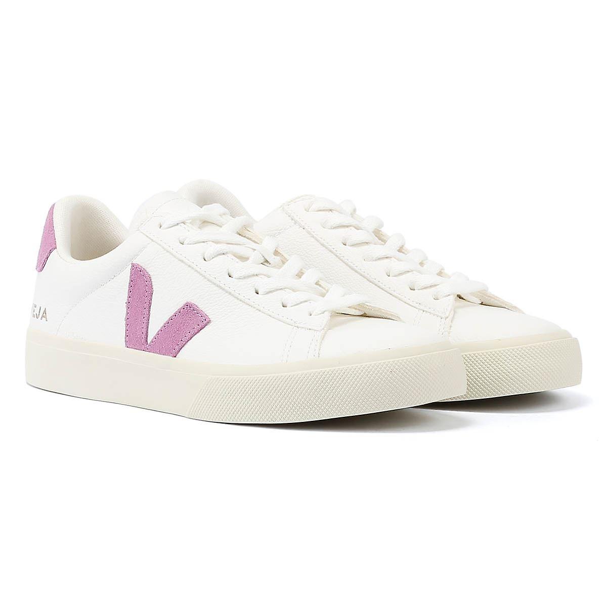 Veja Campo Leather Women's White/Purple Trainers