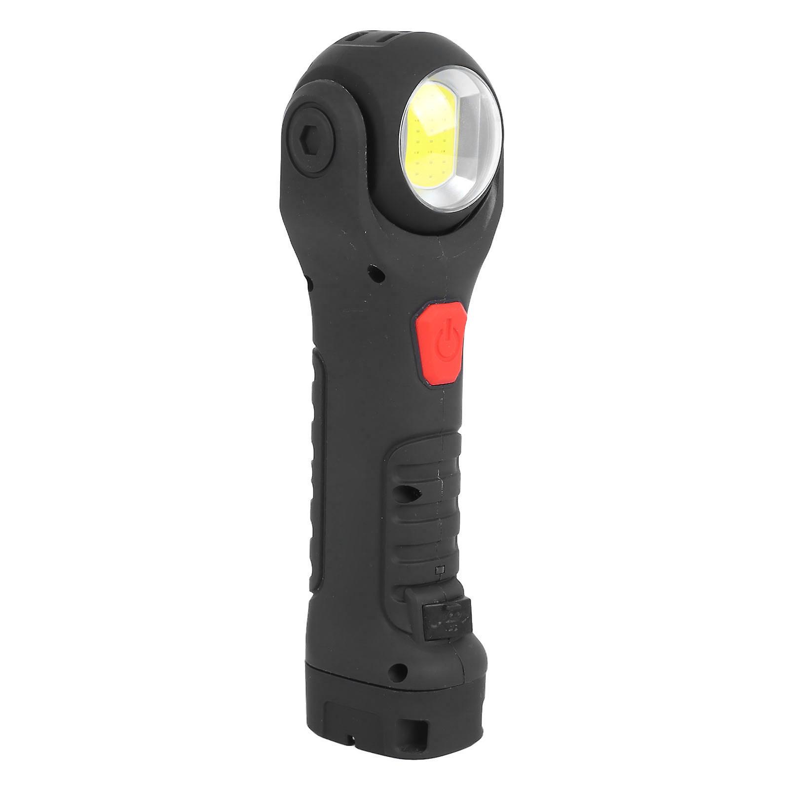 Flashlight 360 Degree Rotatable USB Charging Super Bright Magnetic Handheld Work Light for Outdoor Emergency