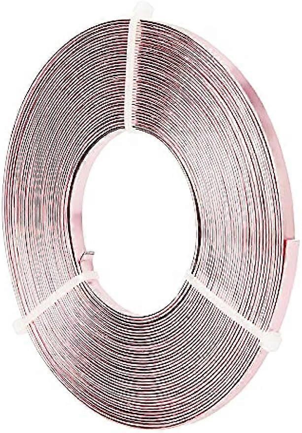 32FT 5mm Wide Flat Jewelry Craft Wire 18 Gauge Aluminum Wire for Bezel Sculpting