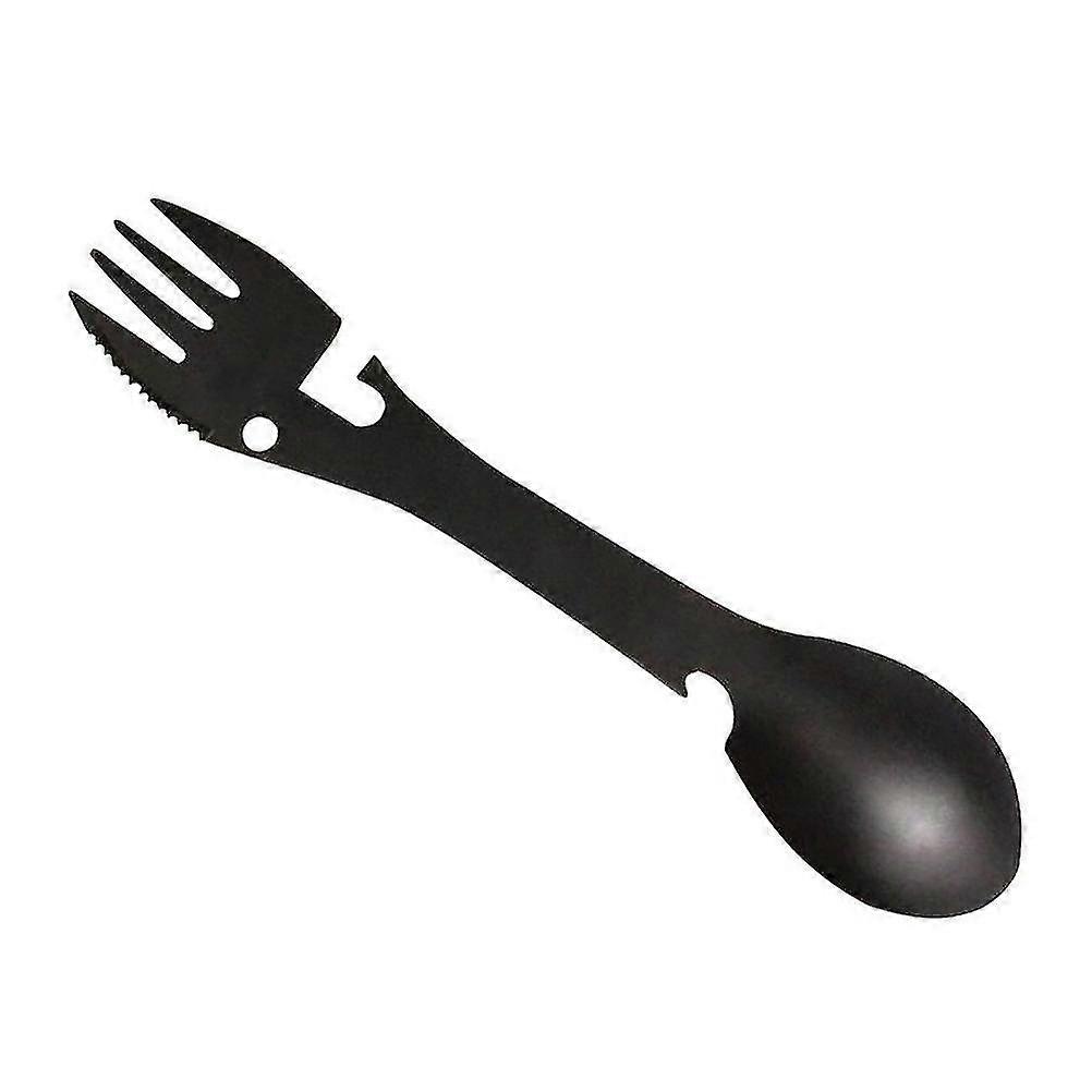 5 In 1 Multifunctional Stainless Steel Tableware Fork Spoon Corkscrew Tableware
