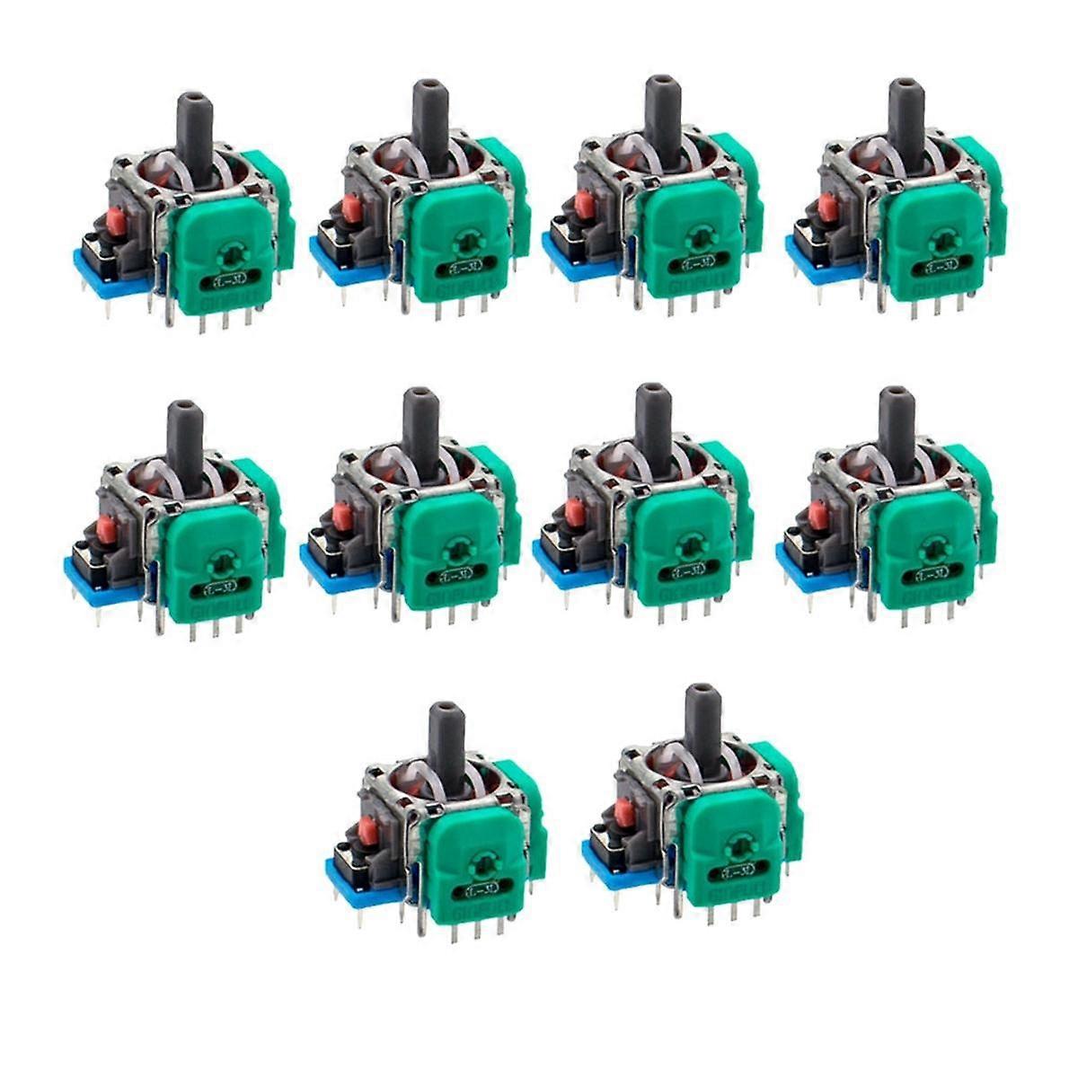 10 Stück für Hall Elektromagnetischer Joystick für Konsole 3D Hall Joystick Sensor Potentiometer