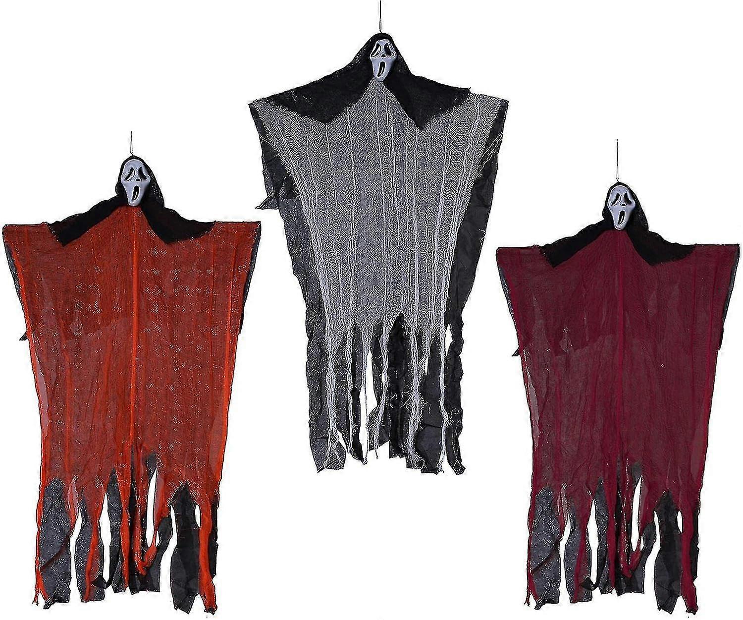 Halloween Skull Gauze Hanging Ghost Decoration