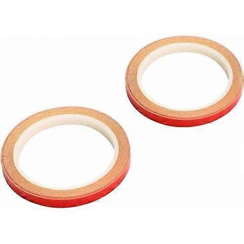 2 Rolls Self-Adhesive Reflective Micro Prismatic Sheeting Reflective Tape Bicycle Visibility Tape, Red LYLM