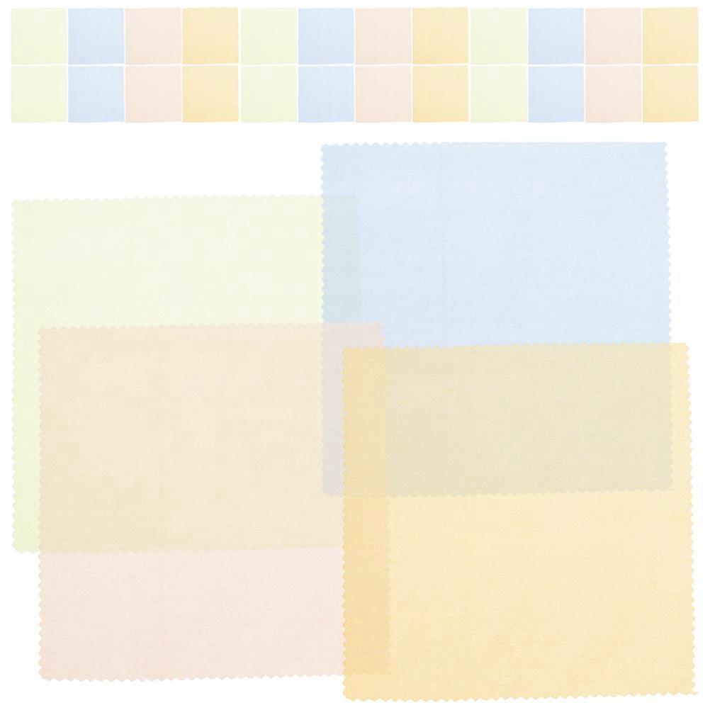 50Pcs Eyeglass Cleaning Wipe Electronic Screen Cloth Reusable Wiping Cloths