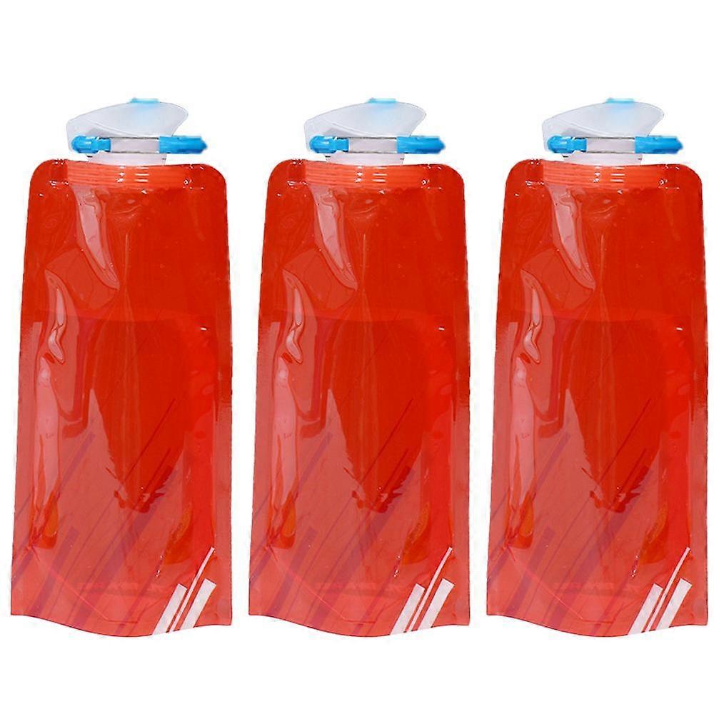 3 πακέτο 700ML υπαίθριος αθλητικός πτυσσόμενος βραστήρας, χωρίς BPA, επαναχρησιμοποιήσιμος, στεγανός πτυσσόμενος πόσιμο μπουκάλι νερού φορητός για κατασκήνωση, αθλητισμό ή πεζοπορία