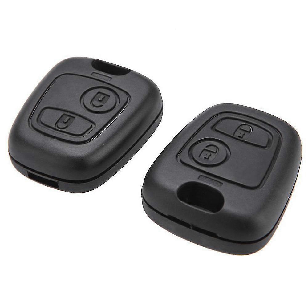 2pcs Remote Auto Keyless Key Case Shell für C1 C4 107 207 307 407 206 306 406