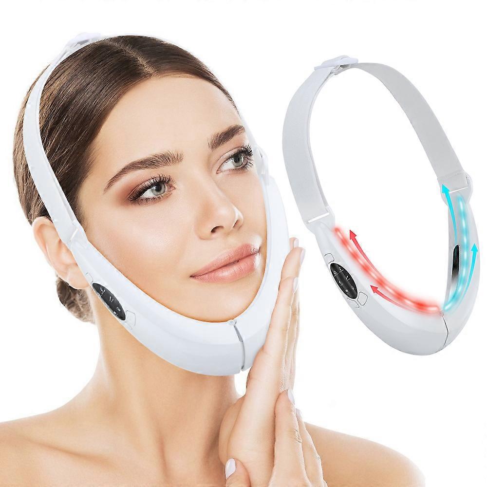 V-line Face Lifting Device Vibration Face Massager Photon Light Therapy Ems Facial Lifting Bel