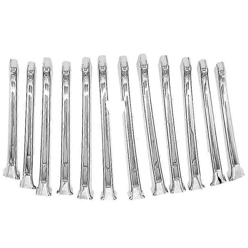 Car Front Grill Decor Bright Strip Silver Abs Chrome Exterior Trim