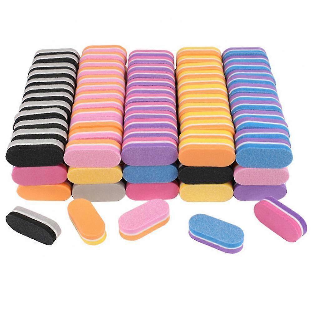 High Quality Mini Nail File Buffer Set Sponge Nail Polish Sanding Buffer Strips Polishing