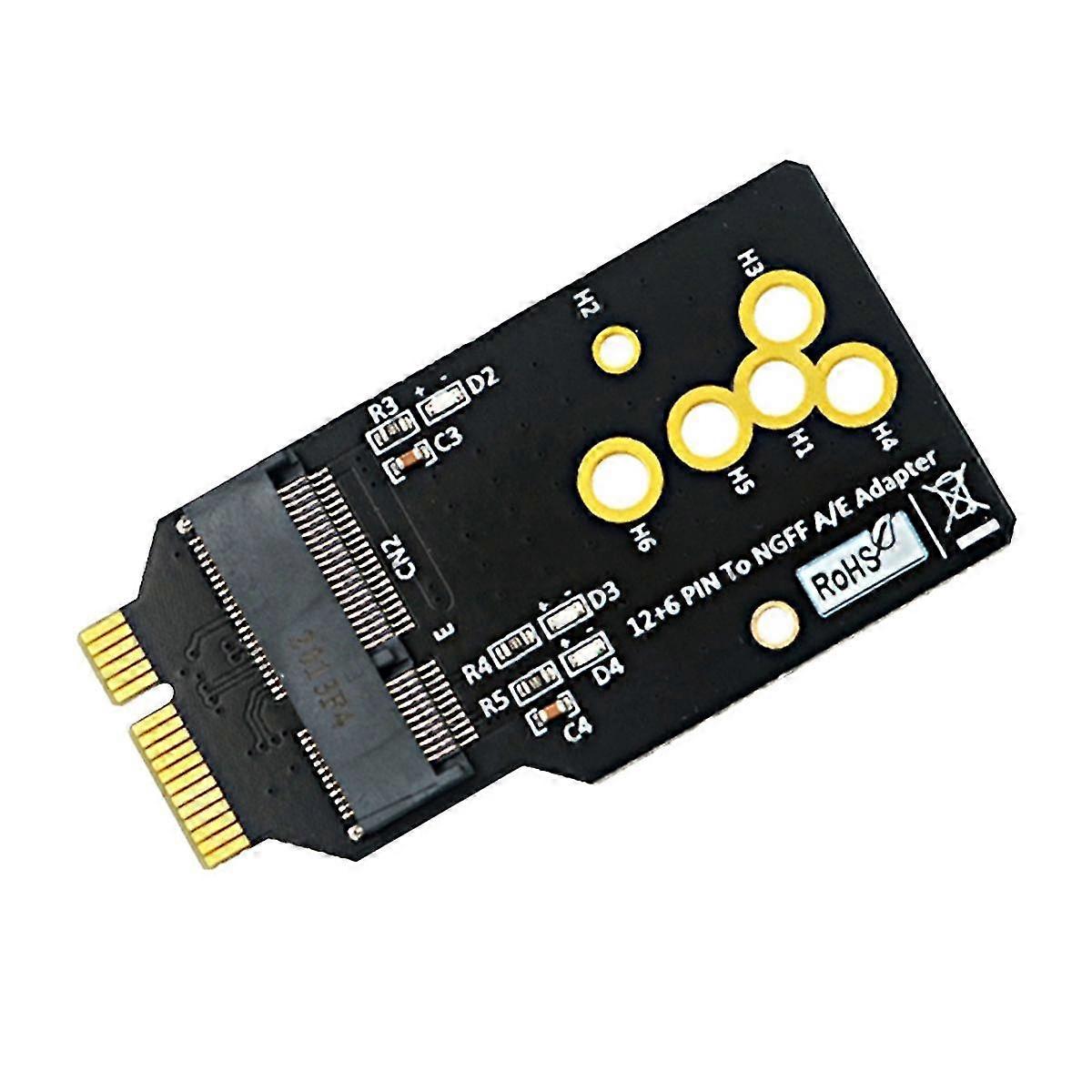 AX200/201/210 WIFI6 Module to 12+6 Pin Adapter Board Support 2230 M.2 Key A/E Module Replacing BCM9
