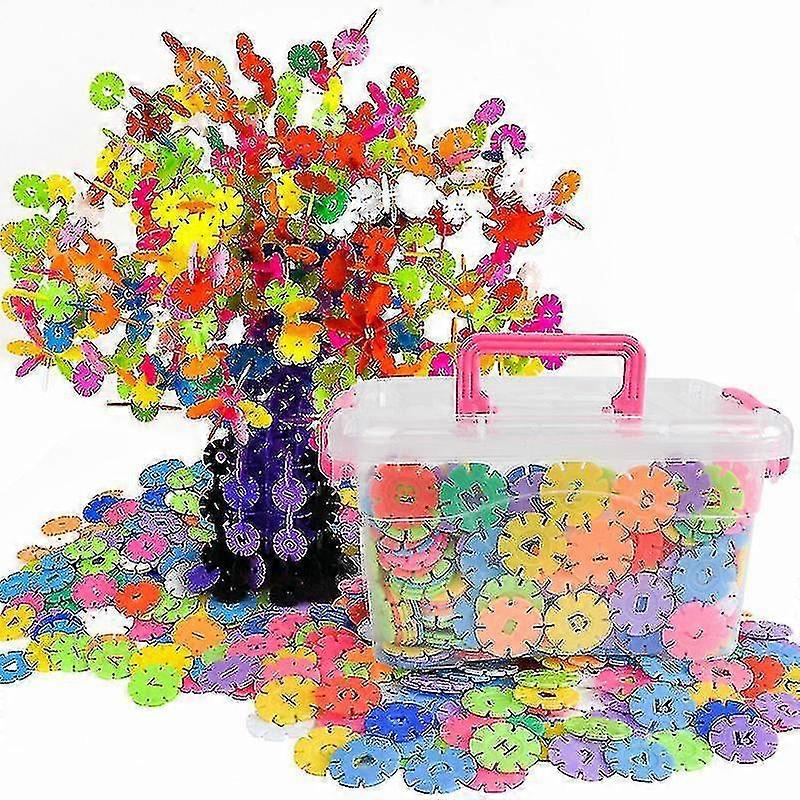 600 Early Education Multi-color Insert Snowflake Flakes T