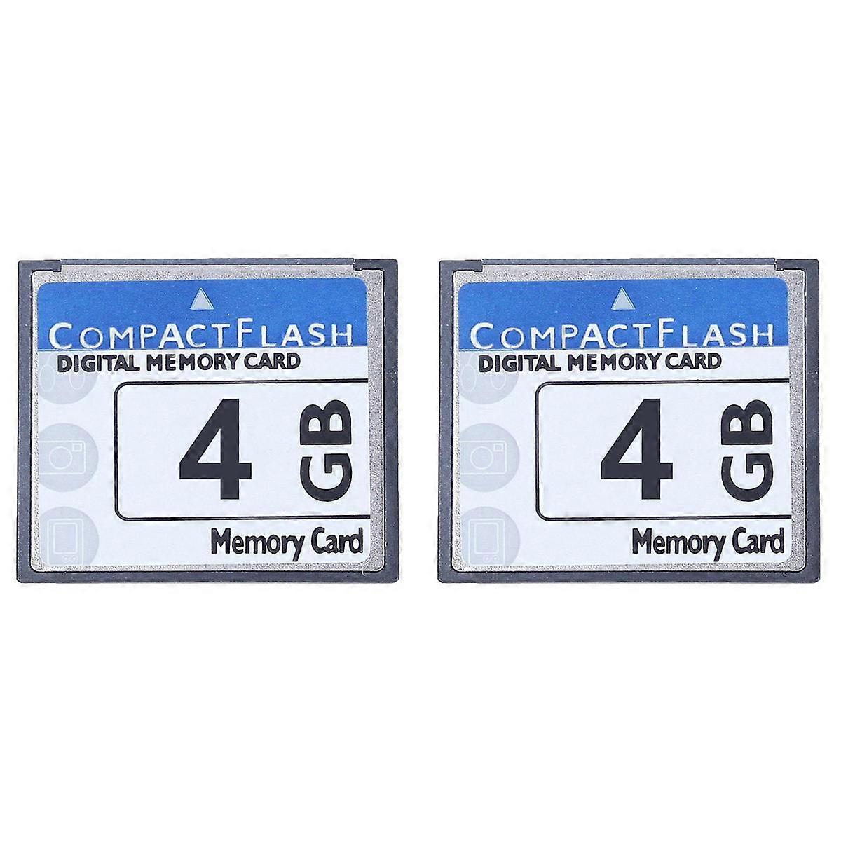 2X Professional 4GB Compact Flash Memory Card for Camera, Advertising Machine, Industrial Computer