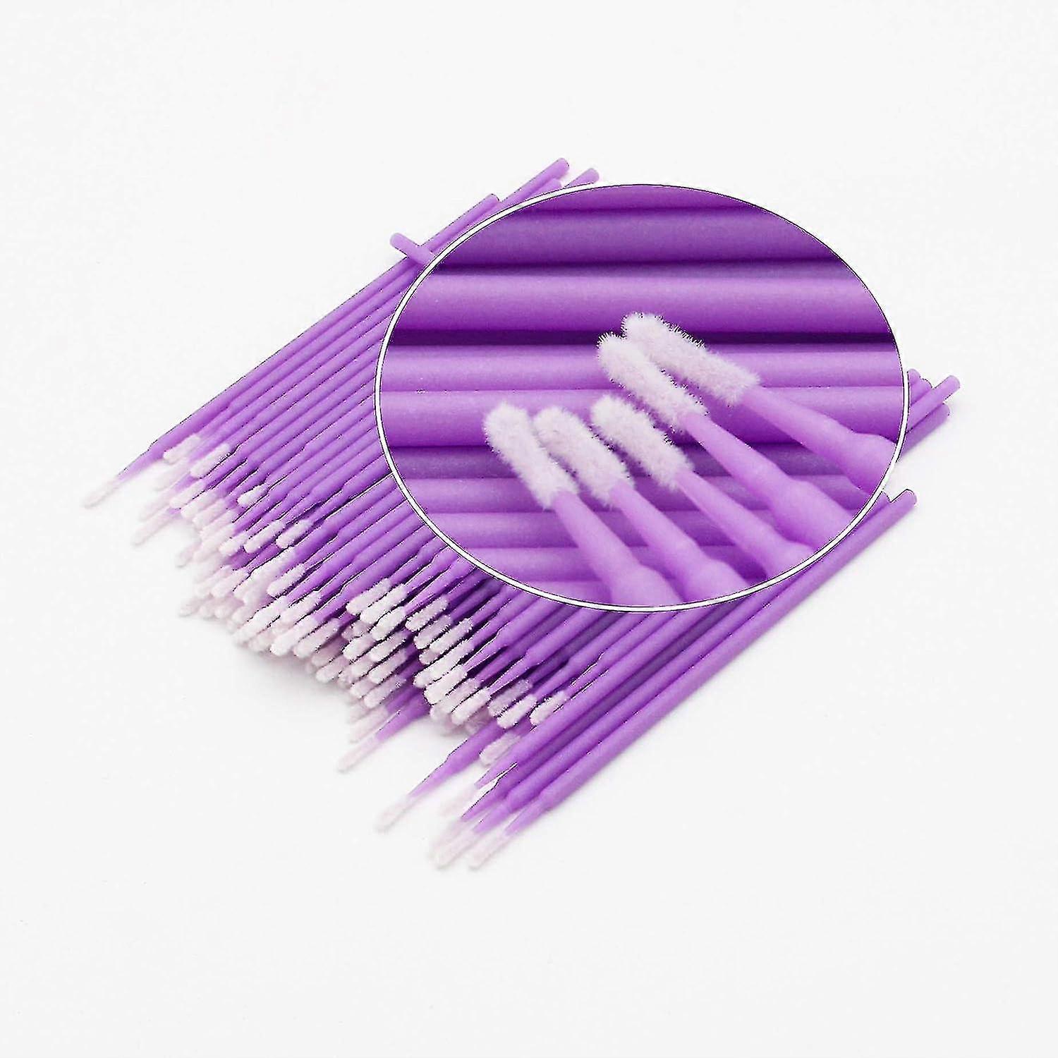 500 Pcs Colorful Micro Applicator Brush Eyelash Brushes Disposable Swab Sticks For Make Up And Clean And Personal Care