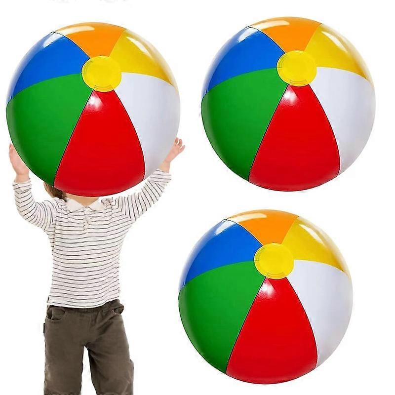 20 "ビーチボールラージレインボービーチボールインフレータブルプールおもちゃ
