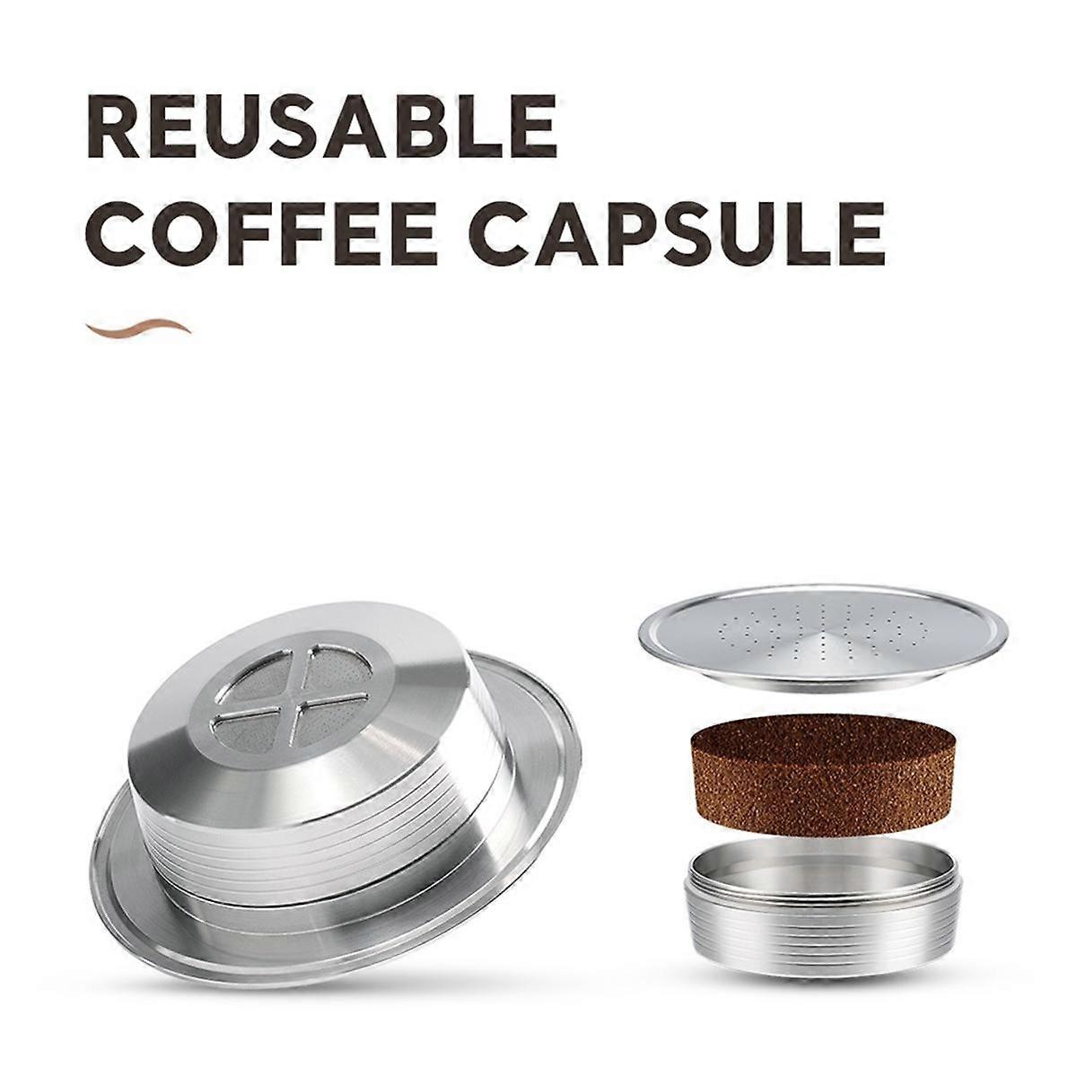 Reusable Coffee Capsules Stainless Steel Refillable Coffee Pods for HD7801 Coffee Machine