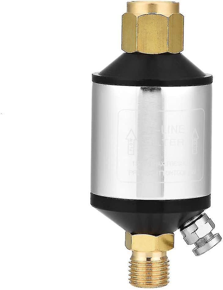 1/4" Npt Inlet And Outlet Air Compressor Filter Water Separator Air Compressor Dryer With Drain Valv
