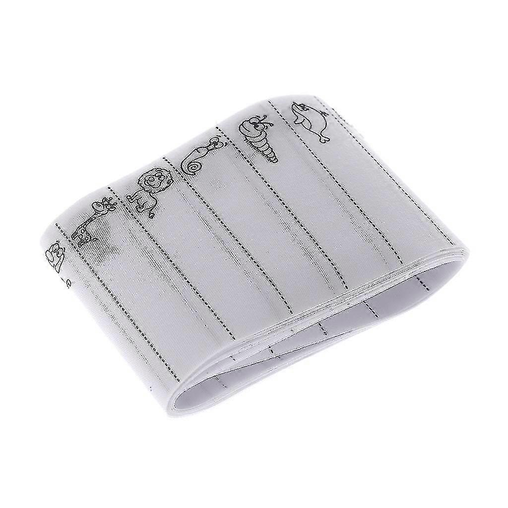 100 Pieces/set White Clothes Name Labels Multifunctional Iron-on Fabric Labels