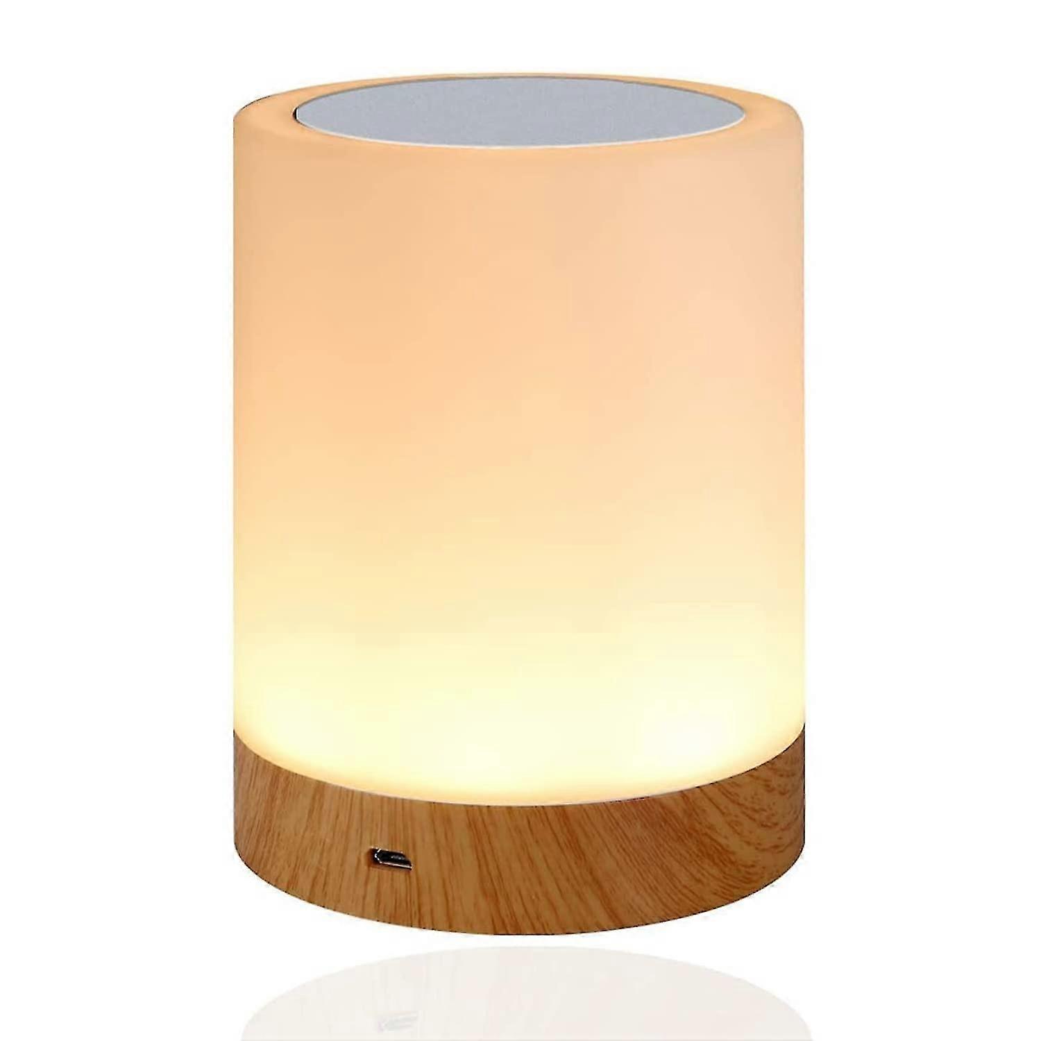 Led Bedside Lamp, Dimmable Atmosphere Table Lamp For Bedroom Living Room, 16 Colors Portable Night Light