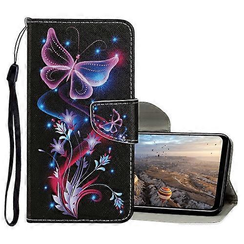 For Huawei P30 Colored Drawing Pattern Horizontal Flip Leather Phone Case