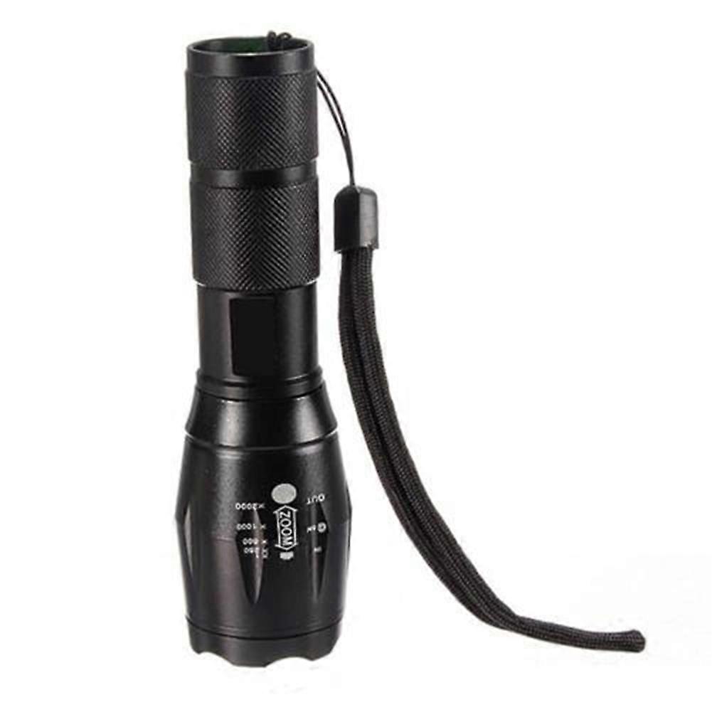 Zoomable 5 Modes LED Flashlight Outdoor Camping Torch Lamp Super Bright Light