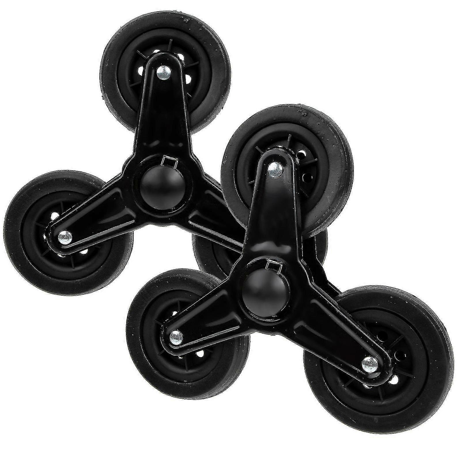 Heavy Duty Hjul Cart Triangle Wheels Handlekurv Hjul Trapp Klatring Trolley Wheels