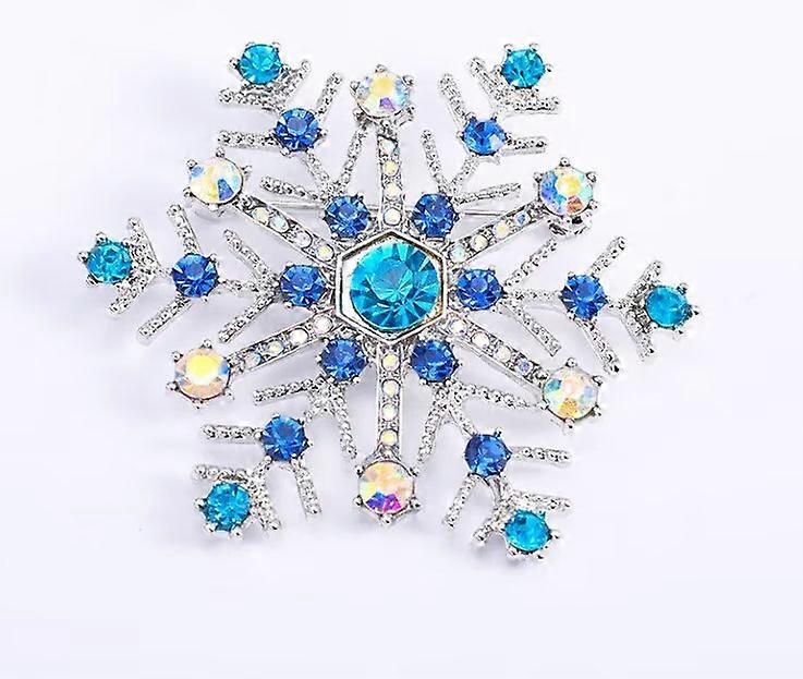 Crystal Winter Snowflake Brooch pins for Wome