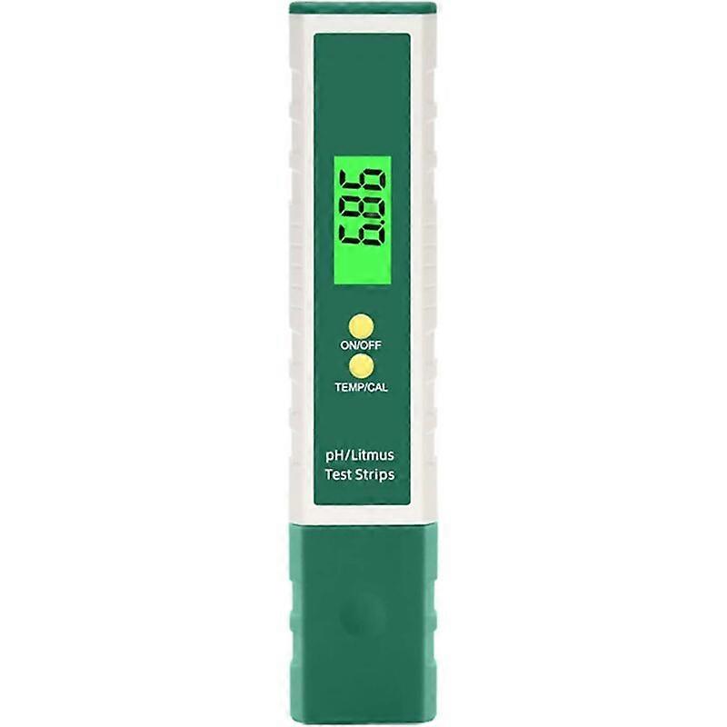 Water Quality Tester, ph Meter, Digital PH Meter PH Tester Water Quality Tester Temperature Function for Drinking Water, Hydroponics, Pools, Aquariums