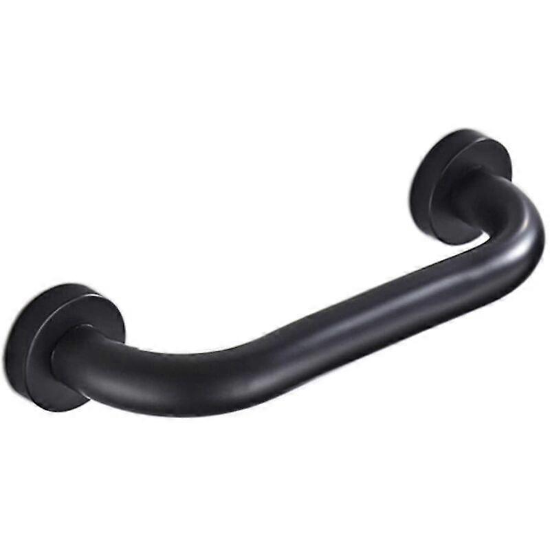 Badezimmer Haltegriff, Duschsicherheitsgriff, rutschfester Haltegriff 30CM für Bad, Wanne, WC (schwarz)