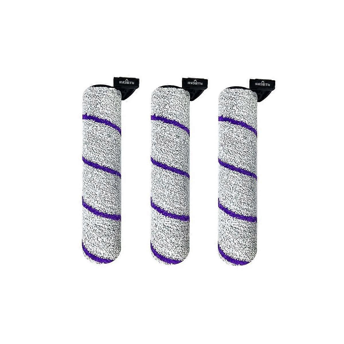 3PCS Roller Brush for Floor Scrubber S1 Home Disinfectant Edge Self Cleaning and Dragging Integrate