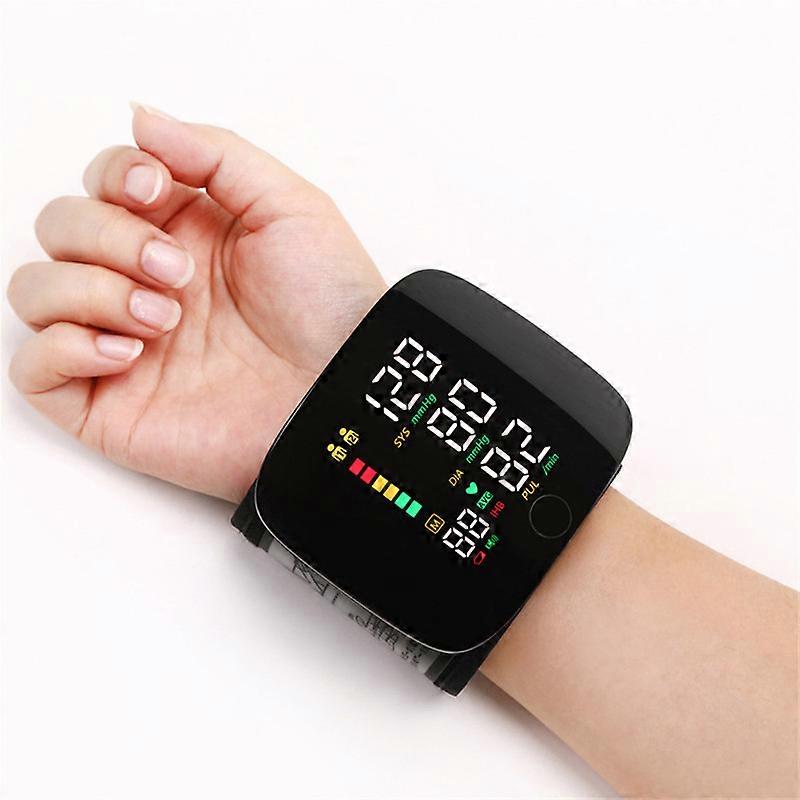Wrist Blood Pressure Monitor - Automatic Wrist Digital BP Machine Cuff with Portable Carrying Case for Health Monitoring