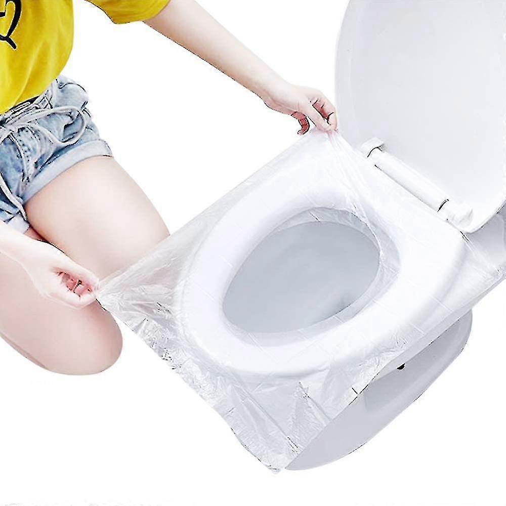 50 Counts Disposable Toilet Seat Covers Flushable Paper Travel
